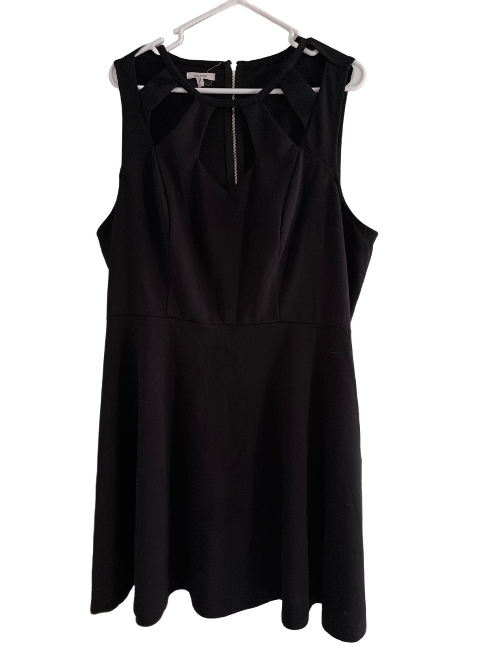 Maurice’s Classic Black Sleeveless Dress with Cutout Detail plus size 2